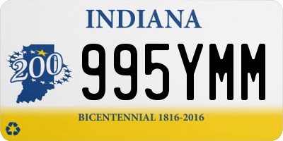 IN license plate 995YMM