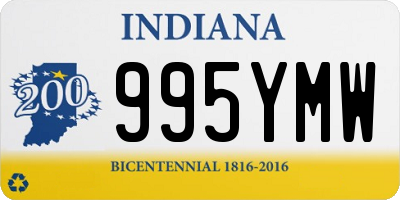 IN license plate 995YMW