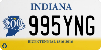 IN license plate 995YNG