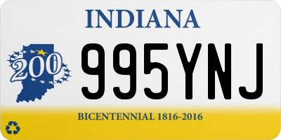 IN license plate 995YNJ