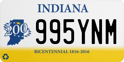 IN license plate 995YNM