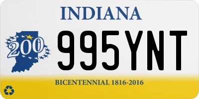 IN license plate 995YNT