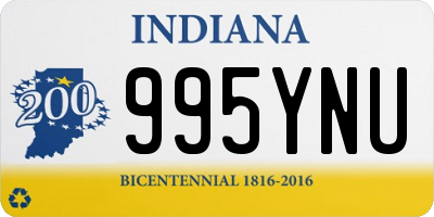 IN license plate 995YNU