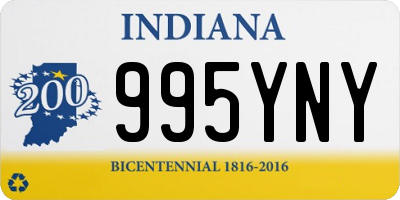 IN license plate 995YNY