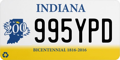 IN license plate 995YPD