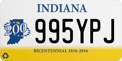 IN license plate 995YPJ