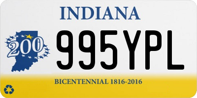 IN license plate 995YPL