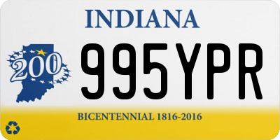 IN license plate 995YPR