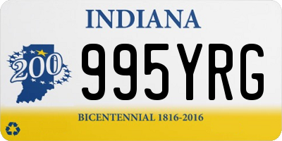 IN license plate 995YRG