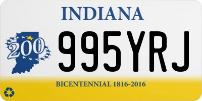 IN license plate 995YRJ