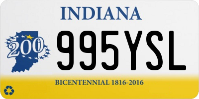 IN license plate 995YSL