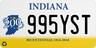 IN license plate 995YST