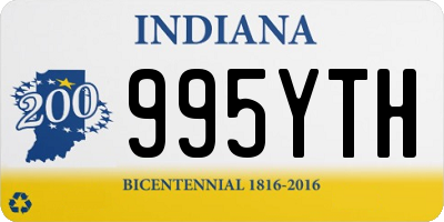 IN license plate 995YTH