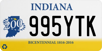 IN license plate 995YTK