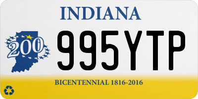 IN license plate 995YTP