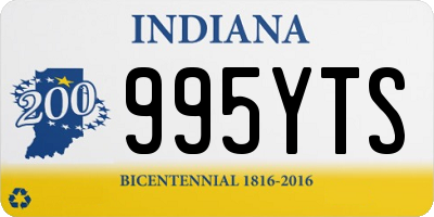 IN license plate 995YTS