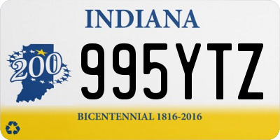 IN license plate 995YTZ