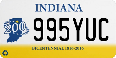 IN license plate 995YUC