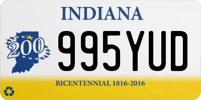 IN license plate 995YUD