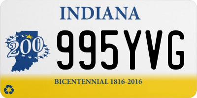 IN license plate 995YVG