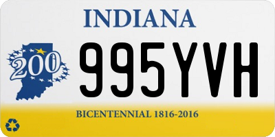 IN license plate 995YVH