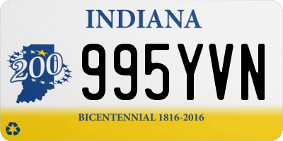 IN license plate 995YVN