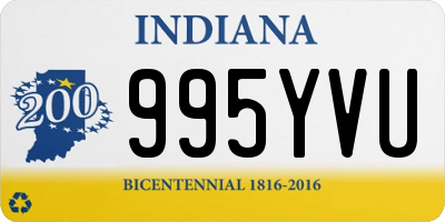 IN license plate 995YVU
