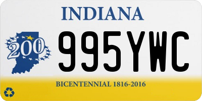 IN license plate 995YWC