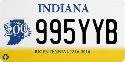 IN license plate 995YYB