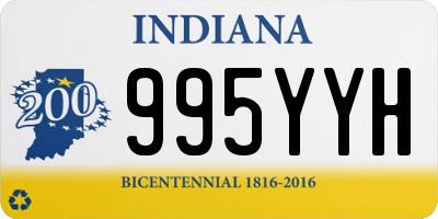 IN license plate 995YYH