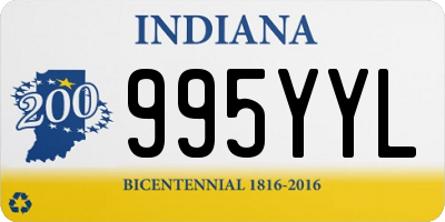 IN license plate 995YYL