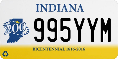 IN license plate 995YYM