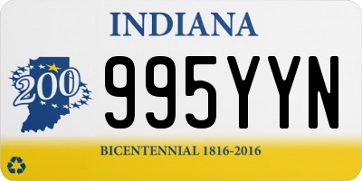 IN license plate 995YYN