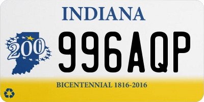 IN license plate 996AQP