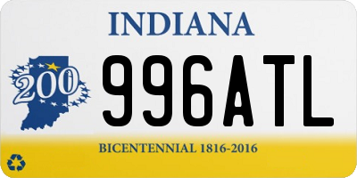 IN license plate 996ATL