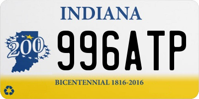 IN license plate 996ATP