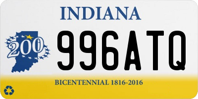 IN license plate 996ATQ