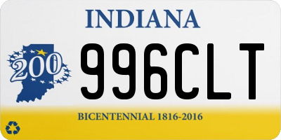 IN license plate 996CLT