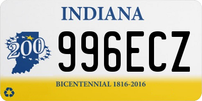 IN license plate 996ECZ