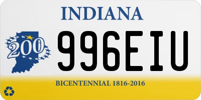 IN license plate 996EIU