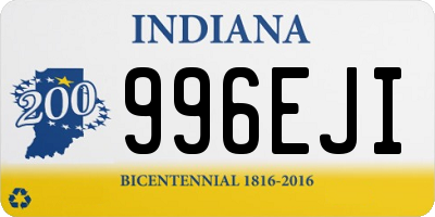 IN license plate 996EJI