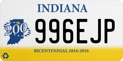 IN license plate 996EJP