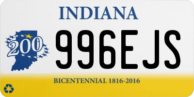 IN license plate 996EJS