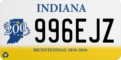 IN license plate 996EJZ