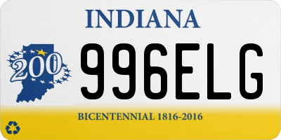 IN license plate 996ELG