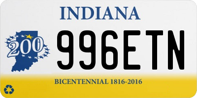 IN license plate 996ETN