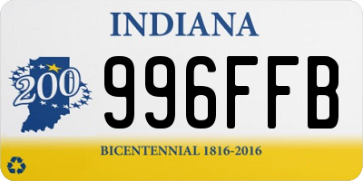 IN license plate 996FFB