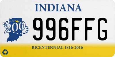 IN license plate 996FFG