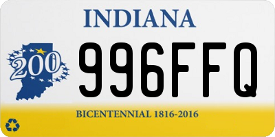 IN license plate 996FFQ