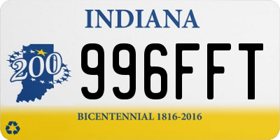 IN license plate 996FFT